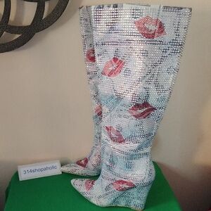 Money Boots With Rhinestones